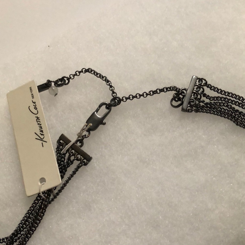 NWT Kenneth Cole MultiStrand Metal Beaded Necklace - Picture 3 of 4